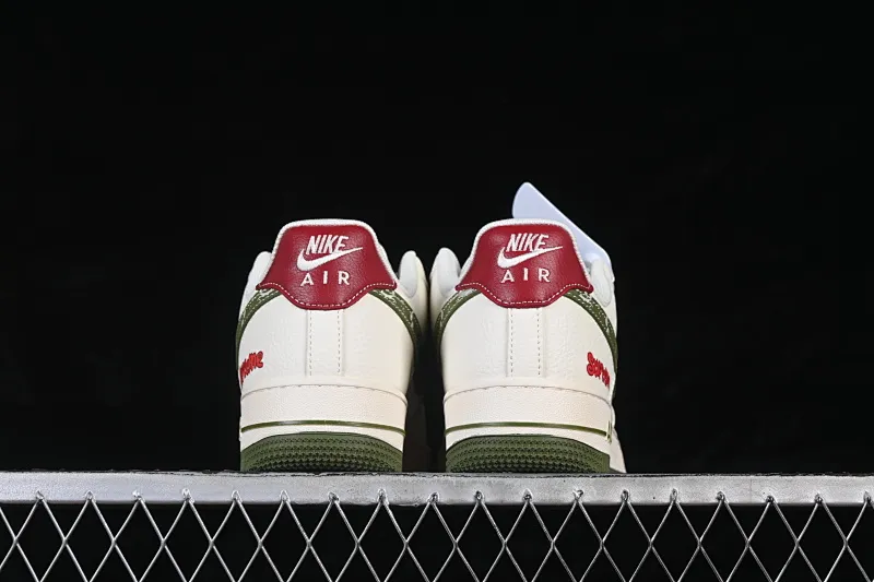 All categories Nk Air Force 1 Air Force series Nk Air Force 1 Low Air Force low-top Nike Air Force 1'07 Low joint beige woven label green hook Air Force 1 low-top casual sneakers QW5606-273